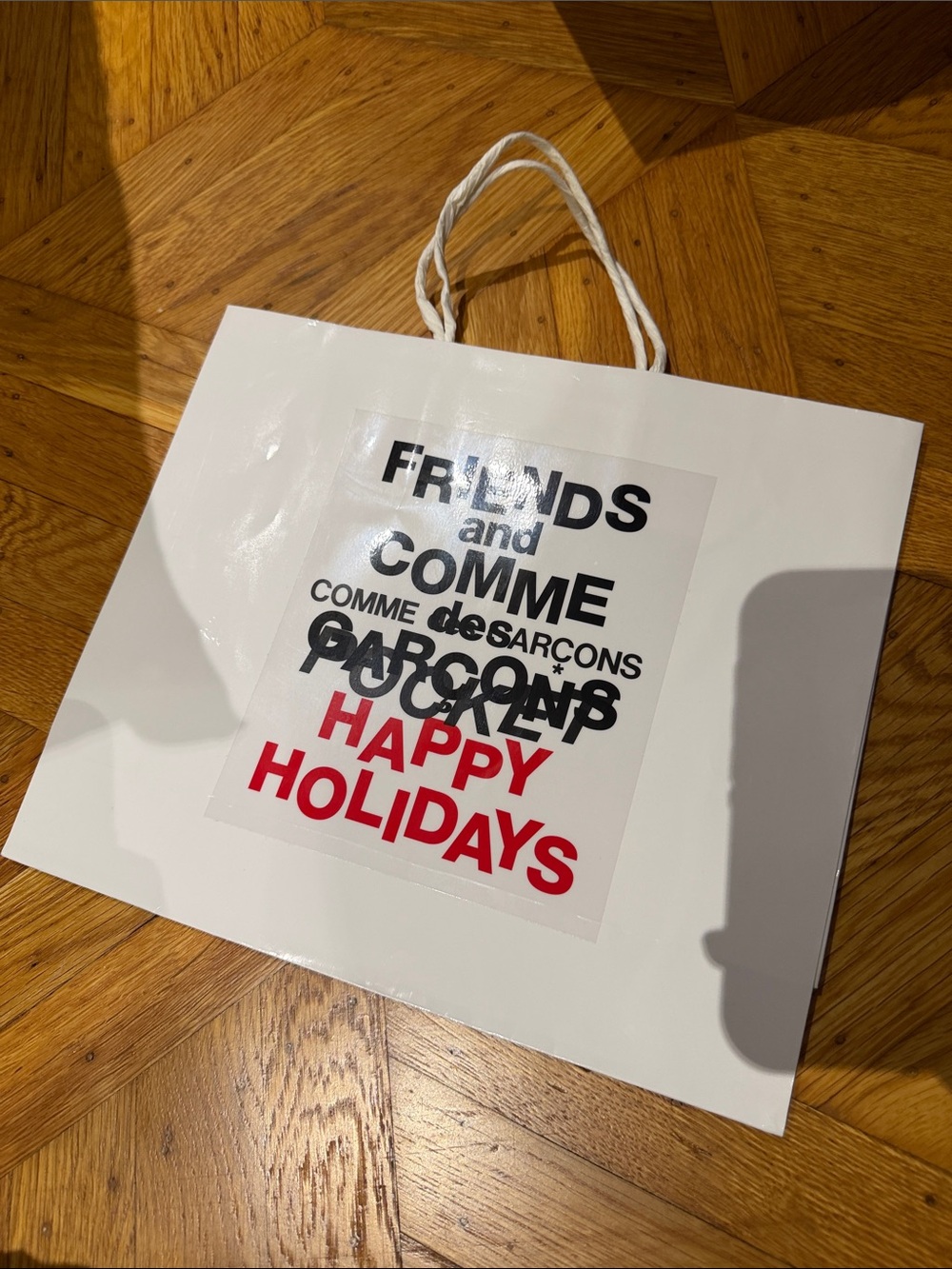 Comme des garçons holiday limited edition bag